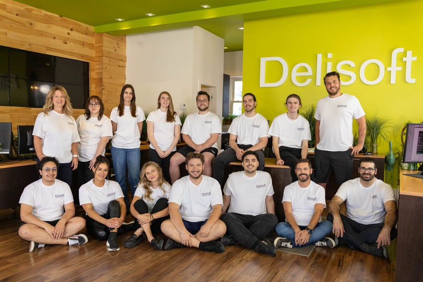 Équipe Delisoft en réunion