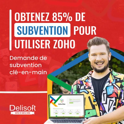 Obtenez 85 % de subvention pour utiliser Zoho